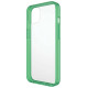 Panzerglass ClearCase antibacterial case with Military Grade certificate for iPhone 13 / 14 / 15 - transparent green