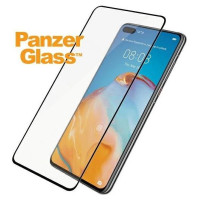 Panzerglass E2E Super+ tempered glass for Huawei P40 - with black frame