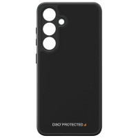 Panzerglass HardCase with D3O® Bio and Military Grade Certification for Samsung Galaxy S24 - Transparent and Black