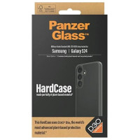 Panzerglass HardCase with D3O® Bio and Military Grade Certification for Samsung Galaxy S24 - Transparent and Black