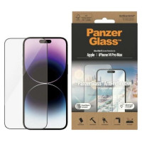 Panzerglass Ultra-Wide Fit antibacterial tempered glass with glare filter and positioner for iPhone 14 Pro Max