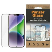 Panzerglass Ultra-Wide Fit Antibacterial Tempered Glass with Glare Filter and Positioner for iPhone 14 Plus / 13 Pro Max