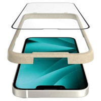 Panzerglass Ultra-Wide Fit Antibacterial Tempered Glass with Glare Filter and Positioner for iPhone 14 Plus / 13 Pro Max
