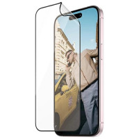 Panzerglass Matrix Ultra-Wide-Fit hybrid glass for iPhone 15 with positioner