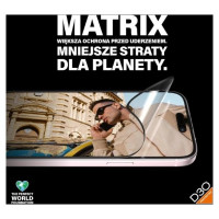 Panzerglass Matrix Ultra-Wide-Fit hybrid glass for iPhone 15 with positioner