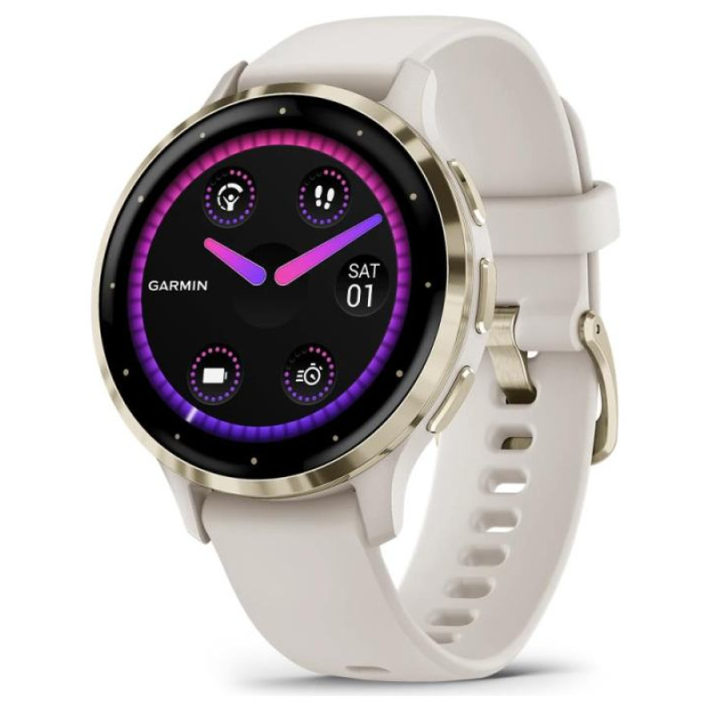 Garmin SMARTWATCH VENU 3S/IVORY/GOLD 010-02785-04 GARMIN