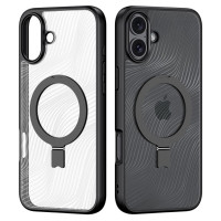 Dux Ducis Aimo Mag case with MagSafe and stand for iPhone 16 - black