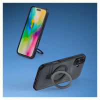 Dux Ducis Aimo Mag case with MagSafe and stand for iPhone 16 - black
