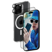 Panzerglass Bundle 3in1 iPhone 16 Pro 6.3" D3O Hardcase + Screen Protector UWF+ Lens B1292+2862+1284