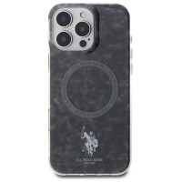 U.s. Polo Assn. US Polo IML Ring MagSafe Case for iPhone 16 Pro Max - Black