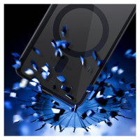 3Mk Protection 3mk Satin Armor MagCase with MagSafe for Samsung Galaxy S23+ - Transparent with Black Frame