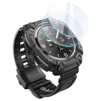 Supcase IBLSN ArmorBOX & Tempered Glass 2-PACK Supcase Case for Samsung Galaxy Watch Ultra (47MM) - Black