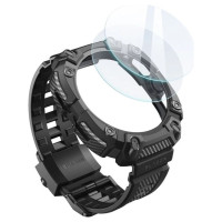 Supcase IBLSN ArmorBOX & Tempered Glass 2-PACK Supcase Case for Samsung Galaxy Watch Ultra (47MM) - Black