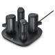 Veger Set of 4 Veger W007CK 5000mAh power banks (2x Lightning + 2x USB-C) with charging station - black