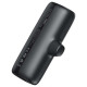Veger Set of 4 Veger W007CK 5000mAh power banks (2x Lightning + 2x USB-C) with charging station - black