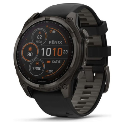 Garmin SMARTWATCH FENIX 8 SAPP. SOLAR/BLACK/GRAY 010-02907-11 GARMIN