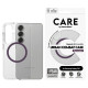 Panzerglass CARE by PanzerGlass Flagship Urban Combat Purple QI Case for Samsung Galaxy S25 - Transparent