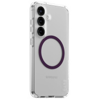 Panzerglass CARE by PanzerGlass Flagship Urban Combat Purple QI Case for Samsung Galaxy S25 - Transparent