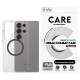 Panzerglass CARE by PanzerGlass Flagship Urban Combat Purple QI Case for Samsung Galaxy S25 Ultra - Transparent