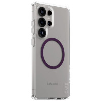 Panzerglass CARE by PanzerGlass Flagship Urban Combat Purple QI Case for Samsung Galaxy S25 Ultra - Transparent