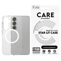 Panzerglass CARE by PanzerGlass Flagship Urban Combat Starlight White QI Case for Samsung Galaxy S25 - Transparent