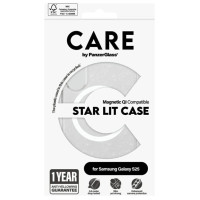 Panzerglass CARE by PanzerGlass Flagship Urban Combat Starlight White QI Case for Samsung Galaxy S25 - Transparent