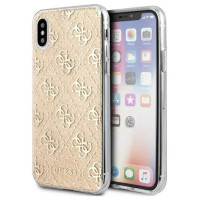 Guess 4G Glitter iPhone X/Xs Case - Gold