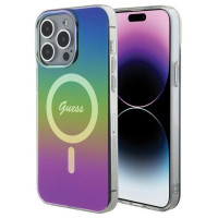 Guess IML Iridescent MagSafe case for iPhone 15 Pro Max 6.7" - multicolor