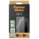 Panzerglass Ultra-Wide Fit tempered glass w. Black Frame for Xiaomi 15