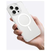 Amazingthing Minimal Mag Case with Magnetic Ring for iPhone 16 Pro - Transparent