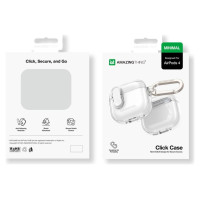 Amazingthing Minimal Case for AirPods 4 - Clear