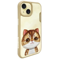 Nimmy Big Eyed Pet 2.0 Cat Case for iPhone 15 - Green