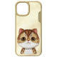 Nimmy Big Eyed Pet 2.0 Cat Case for iPhone 15 - Green
