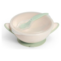 Babyono Bļoda ar piesūcekni un karoti Babyono 1063/07 GREEN