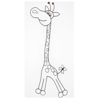 Klupś-Hen Gulta SAFARI GIRAFFE  white-nut [A]