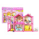 Lean Toys* Leļļu māja ar aksesuāriem 69 cm 57436