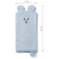 Babyono Dūrainis (cimdiņš) mazgāšanai BAMBOO BabyOno 787/02 blue