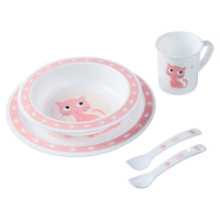 Canpol Babies Plastmasas trauku komplekts Canpol 04/401pink