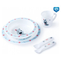 Canpol Babies Plastmasas trauku komplekts Canpol 04/401pink