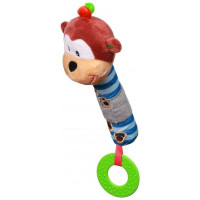 Babyono Rotaļlieta ar pīkstuli MONKEY GEORGE BabyOno 619