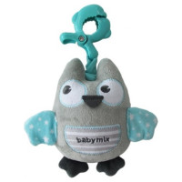 Baby Mix Rotaļlieta muzikālā OWL mint BabyMix 42592-izpārdošana