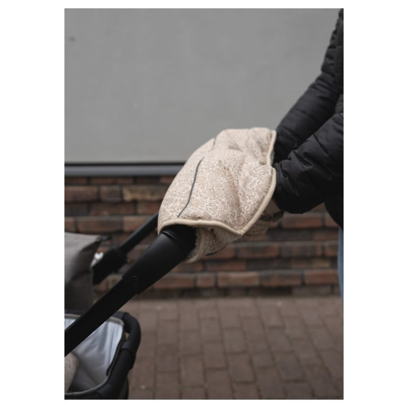 Lodger Warmer Folklore Taslon ratu cimdi, Birch - WMT 599