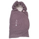 Lodger Wrapper Folklore Fleece ietinamā sedziņa 2 in 1, Mauve - WPF 330