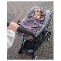 Lodger Wrapper Folklore Fleece ietinamā sedziņa 2 in 1, Mauve - WPF 330