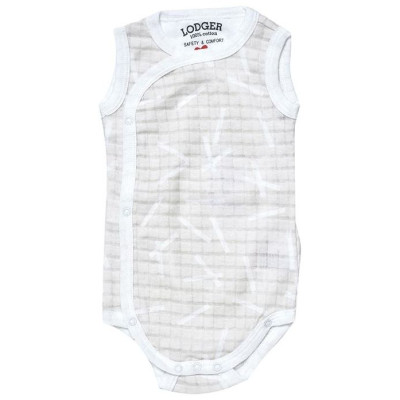 Lodger Romper Sprinkle kokvilnas bodijs bez piedurknēm, Ivory, 68 cm - RF 069_68