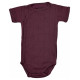 Lodger Romper Solid kokvilnas bodijs ar īsām piedurknēm, Nocture, 68 cm - RFS 077_68