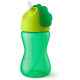 Philips Avent Krūzīte ar elastīgu salmiņu, 300 ml, 12M+, zaļa - SCF798/01