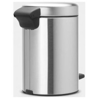 Brabantia atkritumu tvertne ar pedāli NewIcon, 3 l, Matt Steel - 113222