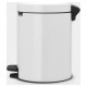 Brabantia atkritumu tvertne ar pedāli NewIcon, 5 l, White - 112065