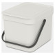 Brabantia aktritumu tvertne Sort & Go, 6L, Light Grey - 213267